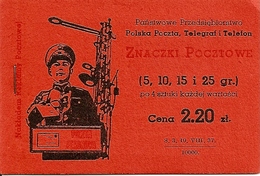 POLAND / POLEN, 1937, Booklet 4, 2.20 Zl, Orange - Postzegelboekjes