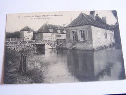 Saint Pierre Le Moutier - Le Château De Parize - Cpa 1919 - Saint Pierre Le Moutier