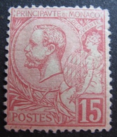 FD/2358 - 1891 - MONACO - PRINCE ALBERT 1er - N°15 NEUF* - Cote : 250,00 € - Nuevos