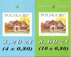 POLAND / POLEN, 2000, Booklet 43/44,  4x80, 10x80 - Postzegelboekjes