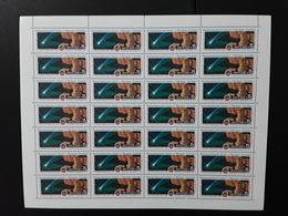 RUSSIA 1986 MNH (**)  SPACE. Halley's Comet - Full Sheets