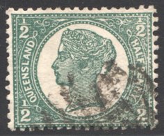 Queen Victoria  ½d. Deep Blue Green  SG 186 - Oblitérés