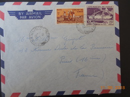 Lettre De Djibouti A Destination De France 1959 - Lettres & Documents