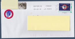 Souvenir Français, Gardien De La Mémoire TVP LV 20g Oblitéré 09.02.18 Sur Enveloppe Cadre Philaposte - Covers & Documents