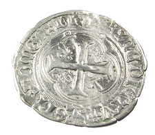 Grand Blanc à La Couronne -  Louis II -  France -  Billon - . 12 Lyon  - TB+ - - 1498-1515 Louis XII Le Père Du Peuple