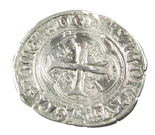 Grand Blanc à La Couronne -  Louis II -  France -  Billon - . 12 Lyon  - TB+ - - 1498-1515 Luis XII El Padre Del Pueblo