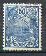 NOUVELLE-CALEDONIE -  Yv. N°  120  (o)   50c Bleu    Cote  2 Euro  BE - Gebraucht