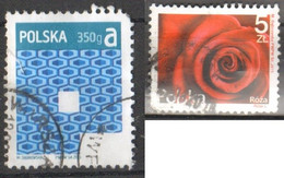 Polonia 2013-15  Pol 2013 P 350g A-Rose (Rosa L.) 2 Val FU - Oblitérés