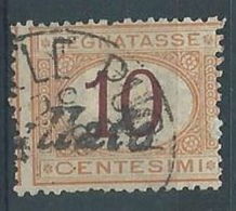 1870-74 REGNO USATO SEGNATASSE 10 CENT - RR4608 - Portomarken