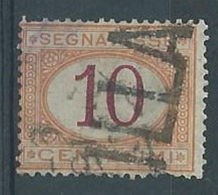 1870-74 REGNO USATO SEGNATASSE 10 CENT - RR4608-4 - Portomarken