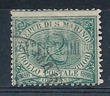 1877-90 SAN MARINO USATO CIFRA 2 C - RR7940-4 - Usados