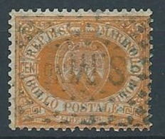 1877-90 SAN MARINO USATO STEMMA 5 CENT - RR13942 - Usados