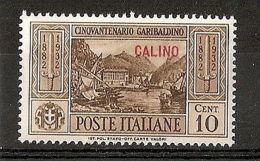 1932 EGEO CALINO GARIBALDI 10 CENT MH * - RR7383 - Egeo (Calino)