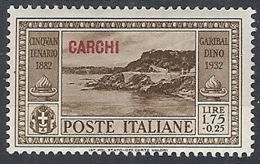 1932 EGEO CARCHI GARIBALDI 1,75 LIRE MH * - RR12387 - Ägäis (Carchi)