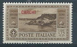 1932 EGEO CARCHI GARIBALDI 1,75 LIRE MH * - RR4480 - Aegean (Carchi)