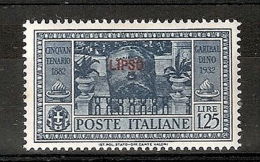 1932 EGEO LIPSO GARIBALDI 1,25 LIRE MH * - RR7395 - Aegean (Lipso)