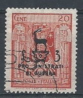 1944 EGEO OCCUPAZIONE TEDESCA USATO SINISTRATI 20 C - RR7824-4 - Egée (Occ. Allemande)