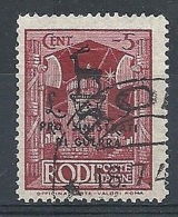 1944 EGEO OCCUPAZIONE TEDESCA USATO SINISTRATI 5 C - RR7823-4 - Egée (Occ. Allemande)