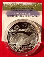 Belarus 20 Roubles 2010 "Middle Pripyat - Pond Turtle" Silver AG PROOF - Wit-Rusland