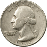 Monnaie, États-Unis, Washington Quarter, Quarter, 1966, U.S. Mint - 1932-1998: Washington