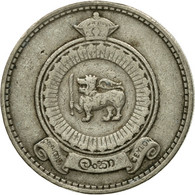 Monnaie, Ceylon, Elizabeth II, 50 Cents, 1963, TTB, Copper-nickel, KM:132 - Sri Lanka