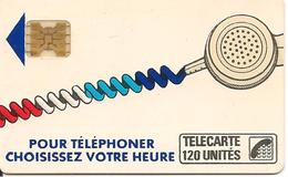 CARTE-PUBLIC-Ko59-120U-SC4Ob-4S/E-R°V° SERIGRAPHIE -Puce7-CORDON BLANC-V°4N°Impact 8833 -Bleu Roi-TBE- - Cordons'