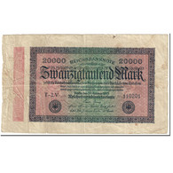 Billet, Allemagne, 20,000 Mark, 1923, 1923-02-20, KM:85b, B - 20000 Mark