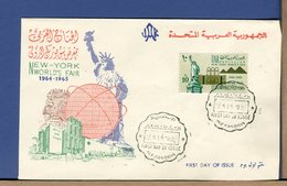 EGITTO - UAR - EGYPT - 1964 -  NEW YORK WORLD'S FAIR - FDC - Lettres & Documents