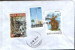 Romania - Registered Letter Circ.in 1999 - Forensic Institute M.Minovici, Constanta Lighthouse, Windmill - 2/scans - Briefe U. Dokumente