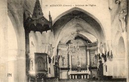 CPA - AUZANCES (23) - Aspect De L'intérieur De L'Eglise Dans Les Années 20 - Auzances