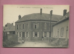 CPA - Acheux  - (Somme) - La Gendarmerie  - The Police Station - Acheux En Amienois