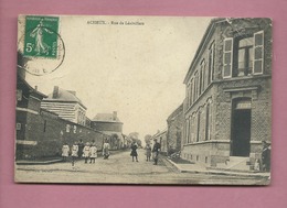 CPA Très   Abîmée  -   Acheux -  Rue De Léalvillers - Acheux En Amienois