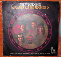 THE 5TH DIMENSION AQUARIUS   COVER NO VINYL 45 GIRI - 7" - Toebehoren En Hoezen