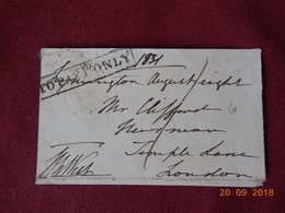 Devant De Lettre De 1831 A Destination De Londres - ...-1840 Prephilately