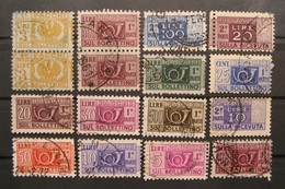 Italien Paketmarken Lot Ab 1940 Gestempelt   (I208) - Colis-postaux
