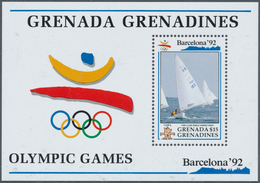 Thematik: Olympische Spiele / Olympic Games: 1992, GRENADA/Grenadines: Summer Olympics Barcelona Min - Andere & Zonder Classificatie