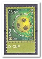 Montenegro 2014, Postfris MNH, Football - Nuovi