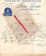 32 - ST SAINT FELIX THEUX- RARE LETTRE MANUSCRITE SIGNEE ALEXIS FOSSAT- CYCLES MOTOCYCLES-VELO MOTO- 1910 - Verkehr & Transport