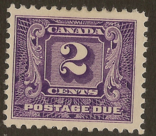 CANADA 1930 2c Postage Due SG D10 HM #IM231 - Port Dû (Taxe)