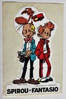 Grand Autocollant 1993 Spirou Et Fantasio Bande Dessinée Dupuis Tome & Janry - Autocollants