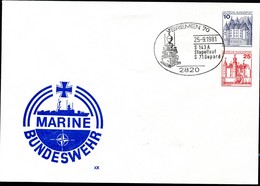 Bund PU257 B1/001 MARINE BUNDESWEHR Sost. Bremen SCHNELLBOOT GEPARD 1981 - Privatumschläge - Gebraucht