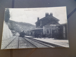 CPA 07 Ardèche  Largentière La Gare Taches Sinon TBE - Largentiere