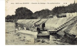 Cpa Bry Sur Marne Chemin De Halage - Bry Sur Marne