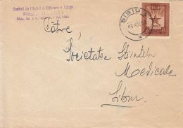 HAMMER AND SICKLE MEDAL, STAMP ON COVER, 1952, ROMANIA - Lettres & Documents