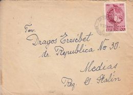 WORKER'S STRIKES ANNIVERSARY, DECEMBER 1918, STAMPS ON COVER, 1958, ROMANIA - Cartas & Documentos