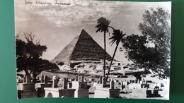 CPSM EGYPT THE KHAPHRA PYRAMID  PHOTO FORTE CIMETIERE TOMBEAU - Piramiden