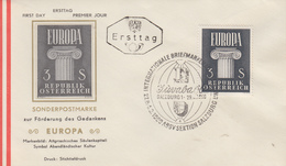 Enveloppe  FDC  1er  Jour   AUTRICHE   EUROPA  1960 - 1960