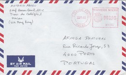 PORTUGAL CHINA MACAU MACAO - AIR MAIL COVER To PORTUGAL - Lettres & Documents