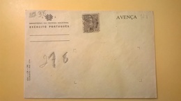 BUSTA NON VIAGGIATA MINISTERO DELLA DIFESA EXERCITO PORTUGUES ESERCITO PORTOGHESE BOLLO 1895 RE CARLOS I - Storia Postale