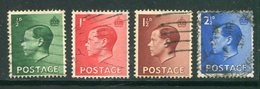 GRANDE BRETAGNE- Y&T N°205 à 208- Oblitérés - Used Stamps